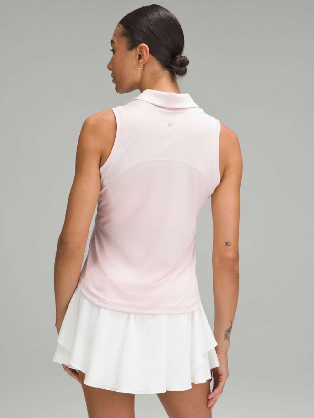 LULULEMON Quick Drying Sleeveless Polo Size 10 Flush Pink - Picture 5 of 12